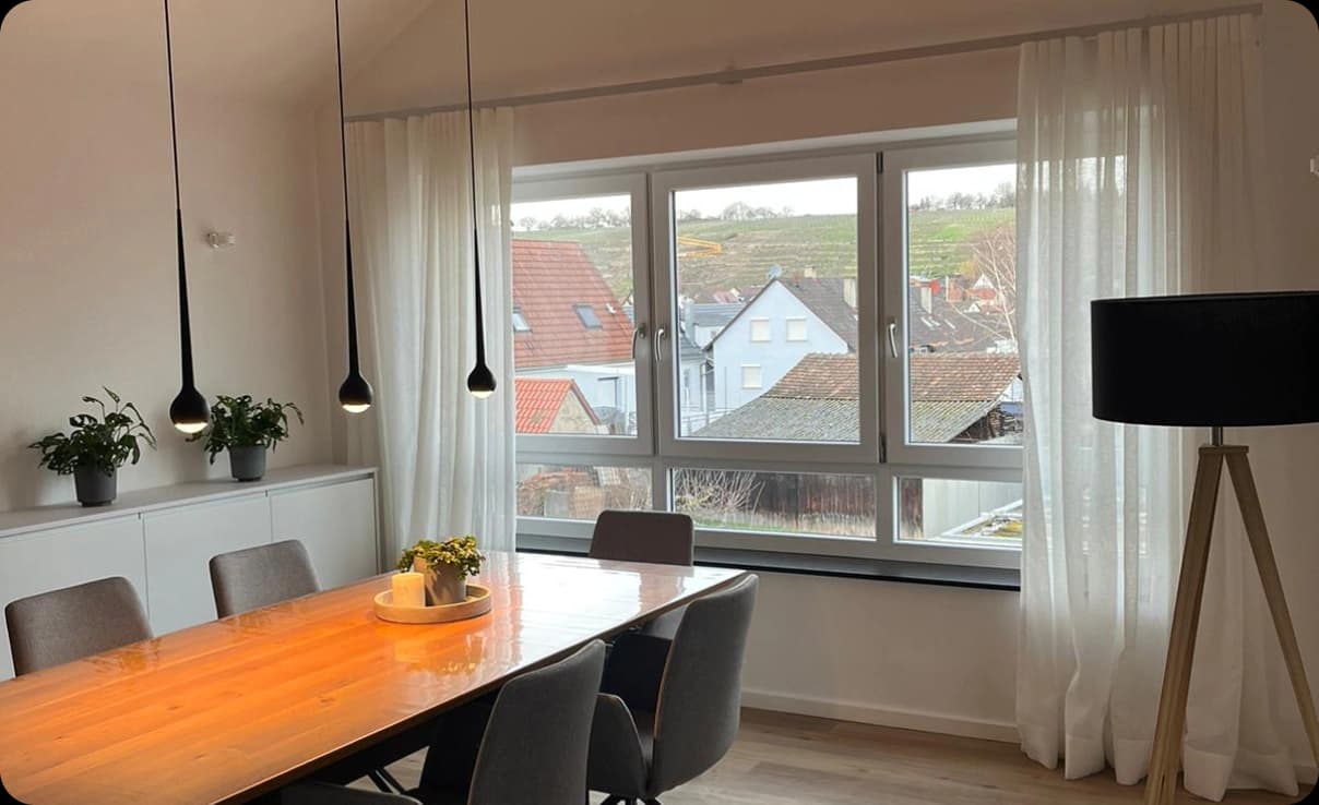 Lampen geliefert und montiert durch raumdecor schnell aus bietigheim