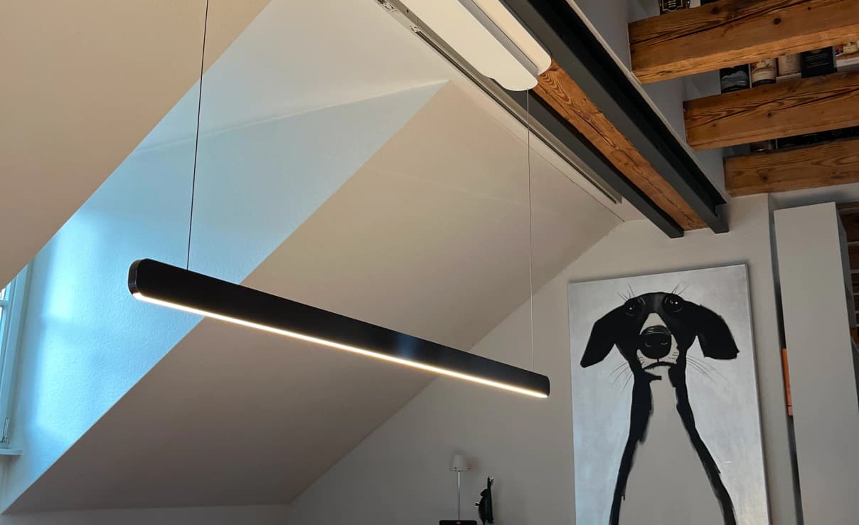 Lampen geliefert und montiert durch raumdecor schnell aus bietigheim